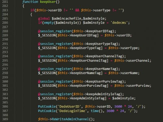 修复织梦dedecms后台登录空白的解决方法