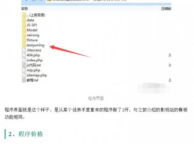 分享一套最近很火的影视泛目录