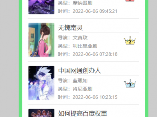 分享一套最近热门的小旋风蜘蛛池影视模板